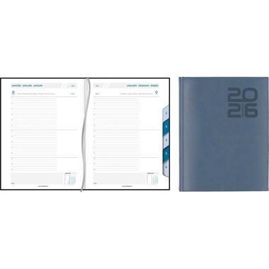 AURORA Agenda Vivella Largo 2026 3116 1T/1S ass. ML 16.5x21cm