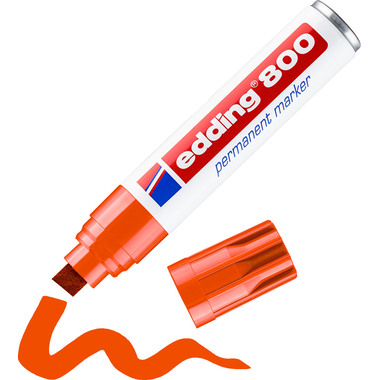 EDDING Permanent Marker 800 4-12mm 800-6 orange