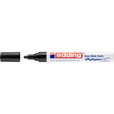EDDING Paintmarker 750 2-4mm 750-1 CREA schwarz