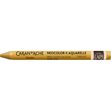 CARAN D'ACHE Wachsmalkreide Neocolor II 7500.033 goldocker