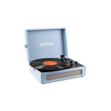 Fenton Turntable with Bluetooth RP118E Blue