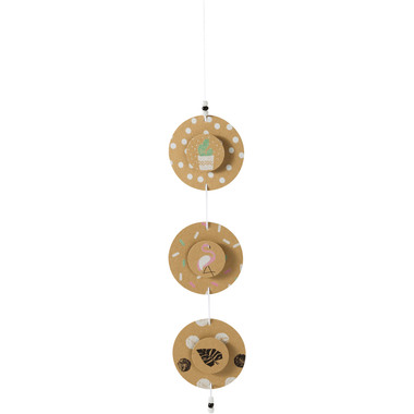 FOLIA Motivblock 48798 Kraftpapier, Kraftkarton