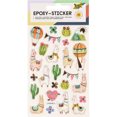 FOLIA Epoxy Sticker 10x15cm 16303 Alpaca