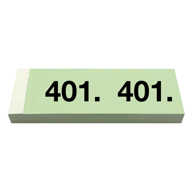 SIMPLEX Garderobenblock 401-500 13102 grün 100 Blatt