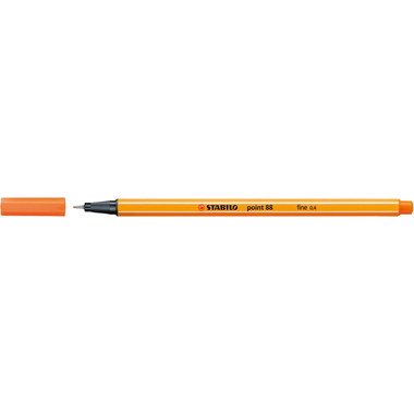 STABILO Fineliner Point 88 0.4mm 88/30 gelbrot