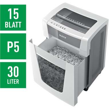 LEITZ Aktenvernichter IQ 8005-20-00 Office Pro, P-5, 30lt