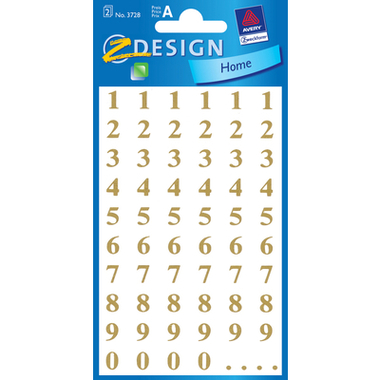 Z-DESIGN Letters or 3728 7.5mm, Times Gras 124 pcs.