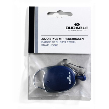 DURABLE Jojo Style Federhaken 80cm 832707 blau
