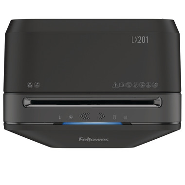 FELLOWES Aktenvernichter Powershred 5103901 LX201, schwarz, P-5, 22lt