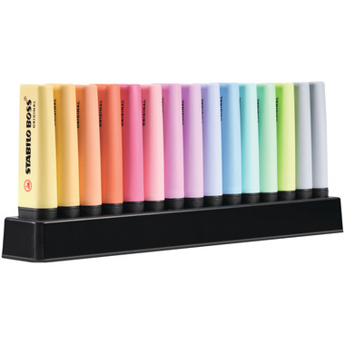 STABILO BOSS Pastell 2-5mm 7015-02-5 Set 15 pcs.