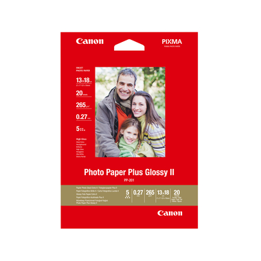 CANON Photo Paper Plus 265g 13x18cm PP2015x7 InkJet glossy II 20 Blatt