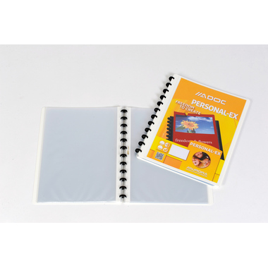 ADOC Livre prés. personel A4 5232.905 blanc a. fenetre 30 poches