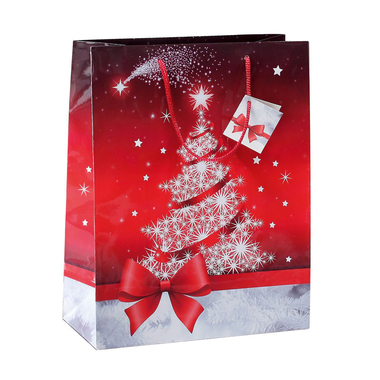 SIGEL Geschenktasche Sparkling Tree GT022 Glanz 260x330x120mm 5 Stk.