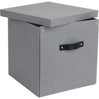 BIGSO BOX OF SWEDEN Aufbewahrungsbox Logan 990154133L03 grau 31.5x31.5x31cm