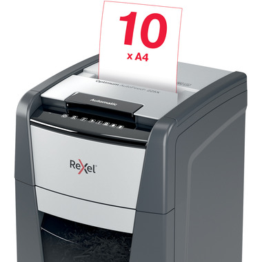 REXEL Aktenvernichter Optimum AF+ 2020225XCH 225X, P-4, 60lt