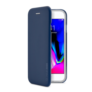 Housse à rabat effet silk touch pour iPhone 8 Plus et iPhone 7 Plus