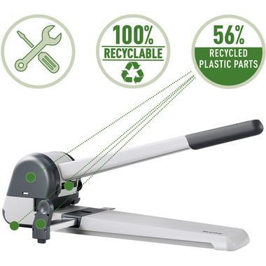 LEITZ Perforateur Super 25mm 51820084 gris clair 250 feuilles