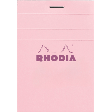 RHODIA Notizblock Couleurs Nr.11 A7 11302C rosa, kariert 80 Blatt