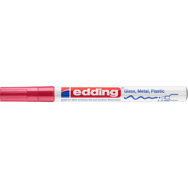 EDDING Paintmarker 751 CREA 1-2mm 751-2 CREA rouge