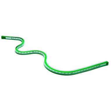 RUMOLD Flexibler Kurvenlineal 50cm 821050 mit Teilung
