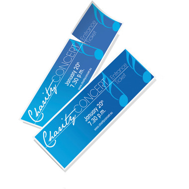 SIGEL Eintrittskarten, Abriss weiss LP714 3C,225g,180x55mm,100ST=20BL