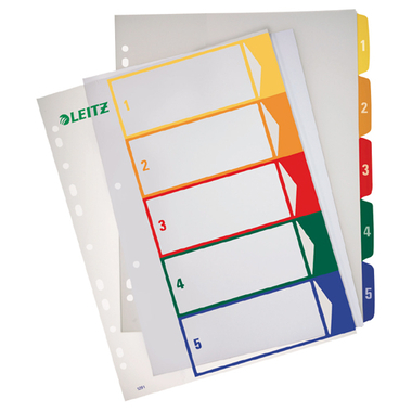 LEITZ Registro PP A4+ 12910000 multicolor 1-5