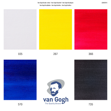 VAN GOGH Couleurs acryliques 22820515 5x40 ml
