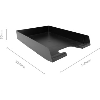 BIELLA Corbeille à courrier A4/C4 30540002U noir