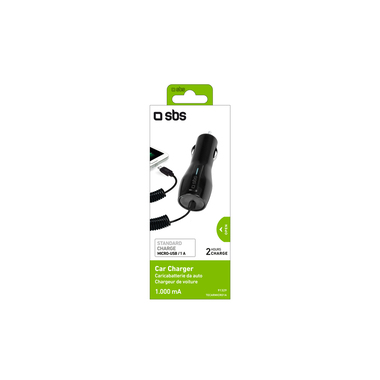 Chargeur de voiture pour Micro-USB 1 000 mAh