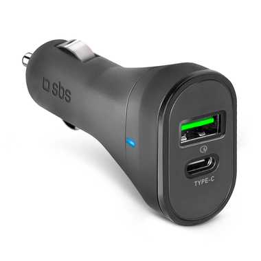 Chargeur de voiture avec ports USB et Type C