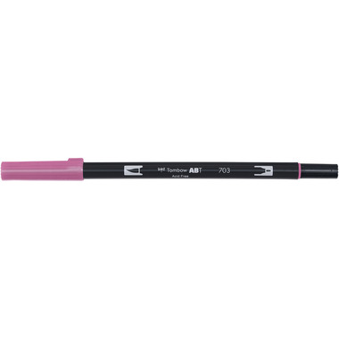 TOMBOW Dual Brush Pen ABT 703 pink rose