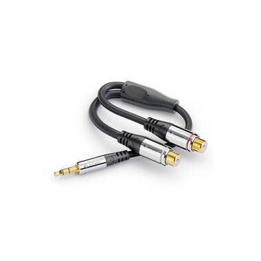 sonero Câble audio jack 3.5 mm - Cinch 0.25 m