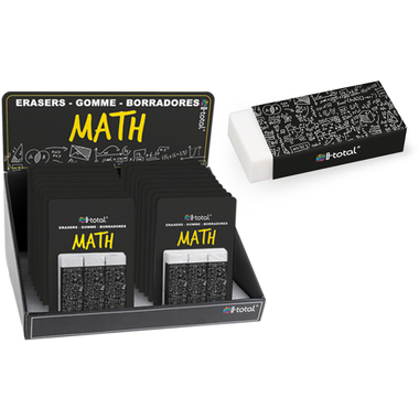 I-TOTAL Gomme Math XL1877 3 pcs. 22.2x1.2x6.2cm