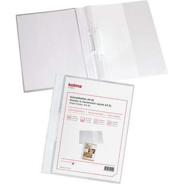 KOLMA Schnellhefter Vario A4 XL 11.005.16 weiss, ExtraSolid