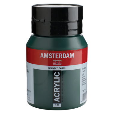 AMSTERDAM Peinture acrylique 500ml 17726232 bien vert 623