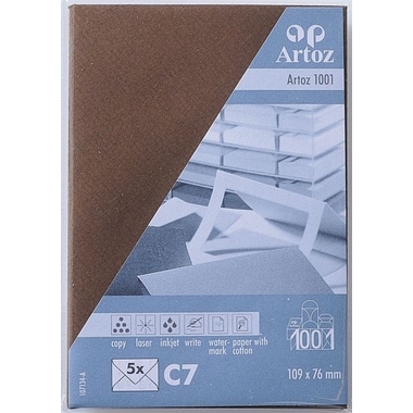 ARTOZ Enveloppes 1001 C7 107134186 100g, brun 5 pcs.