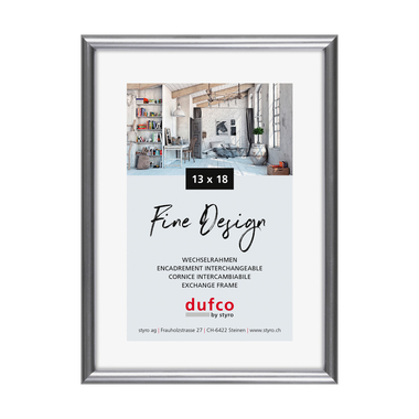 DUFCO Bilderrahmen 13x18cm 1400.40025 Fine Design silber