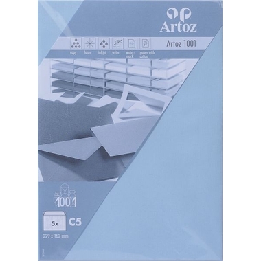 ARTOZ Buste 1001 C5 107394184 100g, blu pastello 5 pezzi