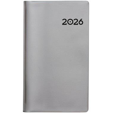 BIELLA Agenda Luzern 2026 855512280026U 1M/2P silber ML 8.7x15.3cm