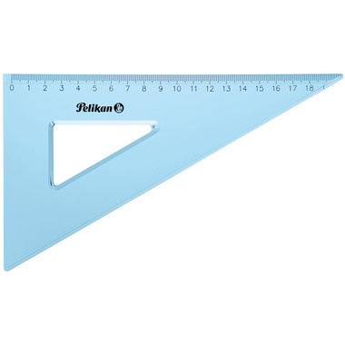 PELIKAN Geometrie-Set 7137430 transparent blau, 4-teilig