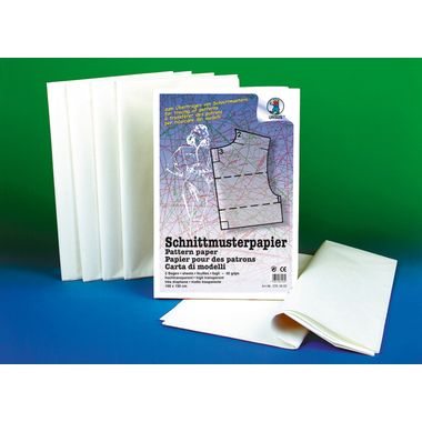 URSUS Papier silhouette 100x150cm 2761000 40g, transparent 5 feuilles