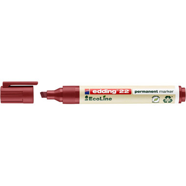 EDDING Permanent Marker 22 1.0-5.0mm 22-2 rouge