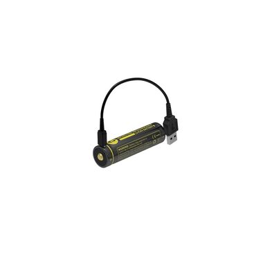 Nitecore Akku NL1826R Li-Ion Typ 18650 mit USB-C 2600 mAh, 1 Stück