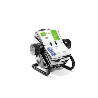 DURABLE Fichier rotatif VISIFIX FLIP 248101 noir, p. 400 cartes 104x72mm