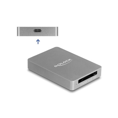 Delock Card Reader External Card Reader External 91008 USB Type-C