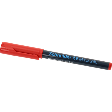 SCHNEIDER Permanent Marker MAXX 240 124002 rot, Rundspitze