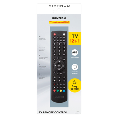 Universal Remote Control for TVs and Decoders | Vivanco