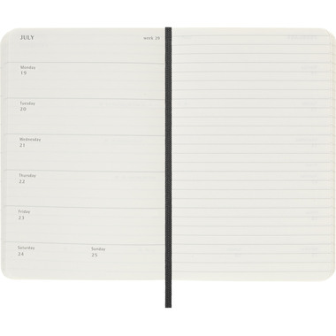 MOLESKINE Agenda Classic Pocket 2027 DSB12WN2Y27 1S/1P noir SC 9x14cm
