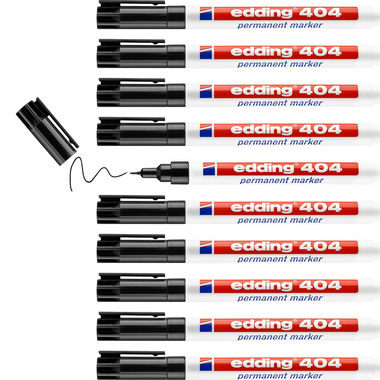 EDDING Permanent Marker 404 404-1 schwarz