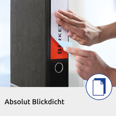 AVERY ZWECKFORM Ordner-Etiketten 61x192mm L4761-100 weiss 400 Stück/100 Blatt